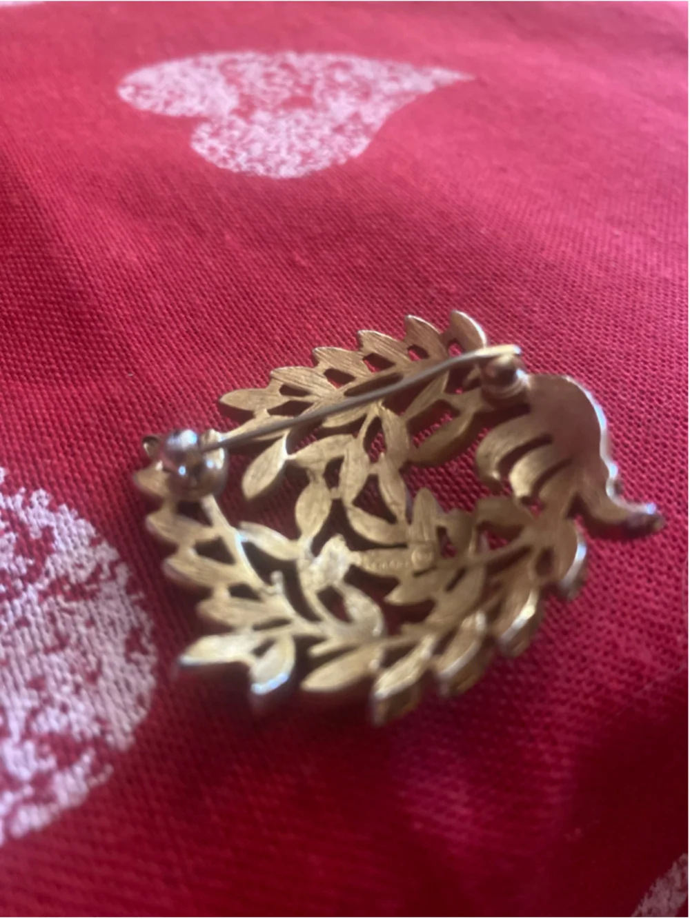 Women's Trifari Crown Gold/Silver Tone Brooch